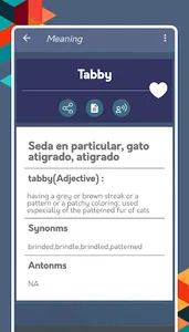 Spanish Words Dictionary screenshot 2