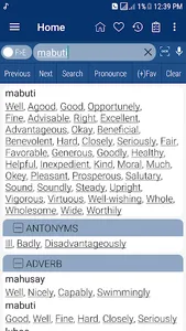 English Filipino Dictionary screenshot 1