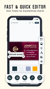 Business Card Maker with Photo screenshot 2