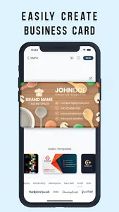 Business Card Maker with Photo screenshot 3