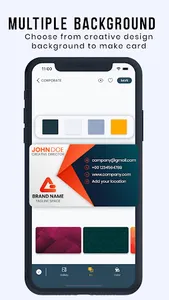 Business Card Maker with Photo screenshot 4