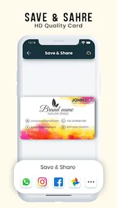 Business Card Maker with Photo screenshot 5