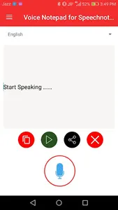 Voice Notepad For Speechnote screenshot 0