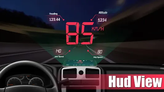 Digital Speedometer - GPS Odom screenshot 1