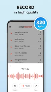 Sound Recorder Plus: Voice Rec screenshot 1