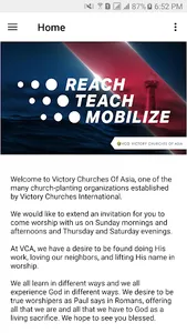 Victory Churches Of Asia Mobil screenshot 0