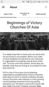 Victory Churches Of Asia Mobil screenshot 1
