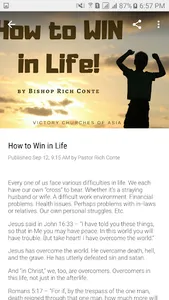Victory Churches Of Asia Mobil screenshot 7