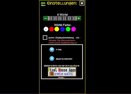 Digitaler Würfel screenshot 2