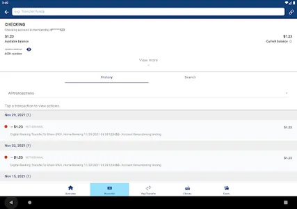 Chevron FCU Mobile Banking screenshot 14