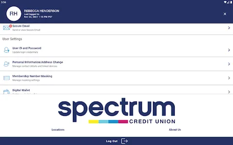 Spectrum Credit Union Mobile screenshot 12
