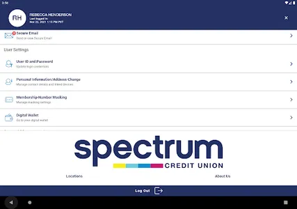 Spectrum Credit Union Mobile screenshot 19