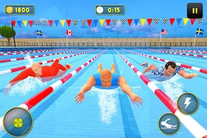 Swimming Pool Rush Water Race screenshot 1