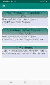 Manipur Jobs screenshot 1