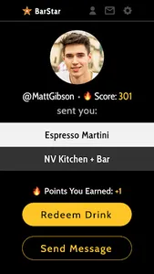 BarStar: Send & Receive Drinks screenshot 0