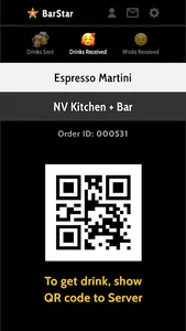 BarStar: Send & Receive Drinks screenshot 1