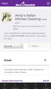 Dine In CT - Food Delivery screenshot 2