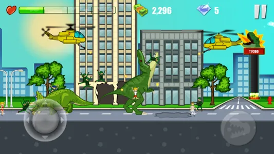 Jurassic Dinosaur City Rampage screenshot 0