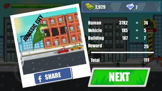 Jurassic Dinosaur City Rampage screenshot 5