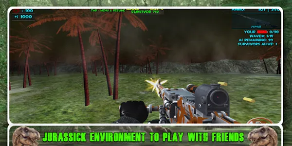 Dinosaur Jurassic hunter screenshot 1