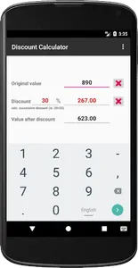 Discount Calculator screenshot 1