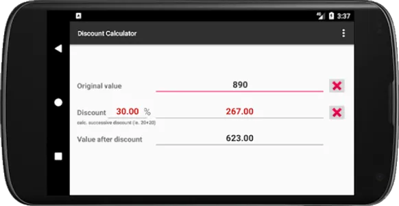 Discount Calculator screenshot 2