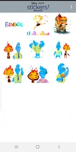 Pixar Stickers: Elemental screenshot 2