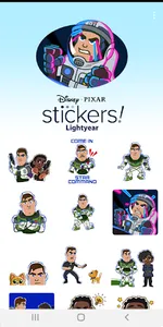 Pixar Stickers: Lightyear screenshot 0