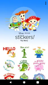 Pixar Stickers: Toy Story screenshot 0