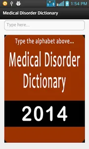 Medical Disorder Dictionary screenshot 0