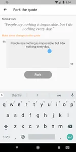Fork The Quote screenshot 3