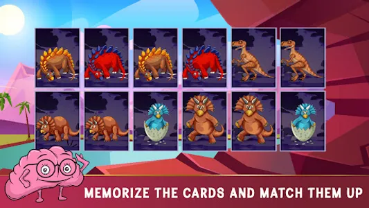 Dino Match: Photo Memory Game screenshot 1