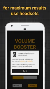 Volume Booster Pro screenshot 1