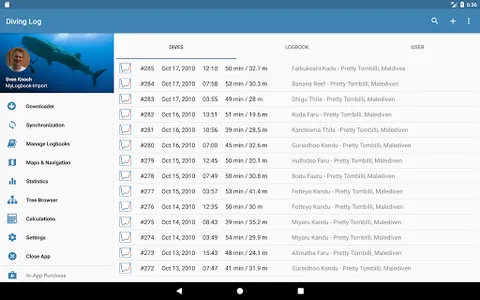 Diving Log screenshot 16