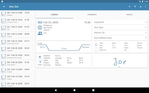 Diving Log screenshot 18