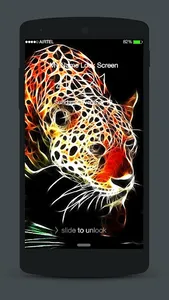 Animals Neon Lock Screen screenshot 0