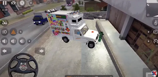 Mod bussid dj pickup simulator screenshot 2