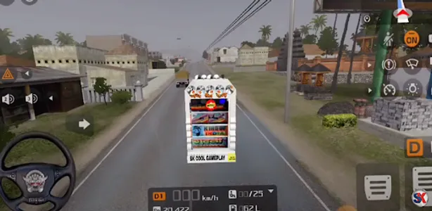 Mod bussid dj pickup simulator screenshot 3