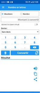 Nombres en lettres screenshot 1