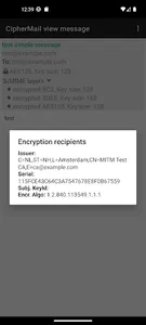 CipherMail Email Encryption screenshot 10