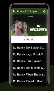 Dj Lupakanlah Kenangan Offline screenshot 12