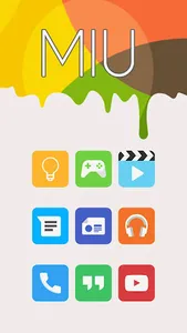 Miu - MIUI 10 Style Icon Pack screenshot 0