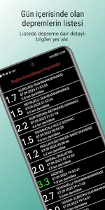 Türkiye Deprem Bildirimi screenshot 2