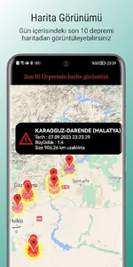 Türkiye Deprem Bildirimi screenshot 4
