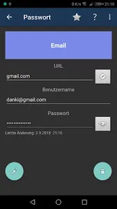 Passwordmanager screenshot 2
