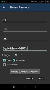 Passwordmanager screenshot 3