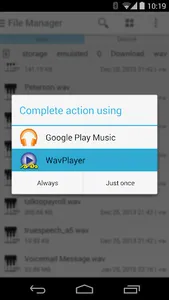 WavPlayer screenshot 1