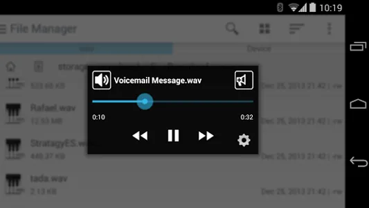 WavPlayer screenshot 2