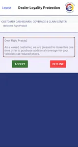 Dealer Loyalty Protection screenshot 1