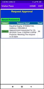 BLW Visitor ePass screenshot 3